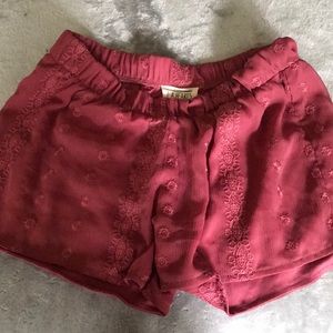 LA Hearts red shorts